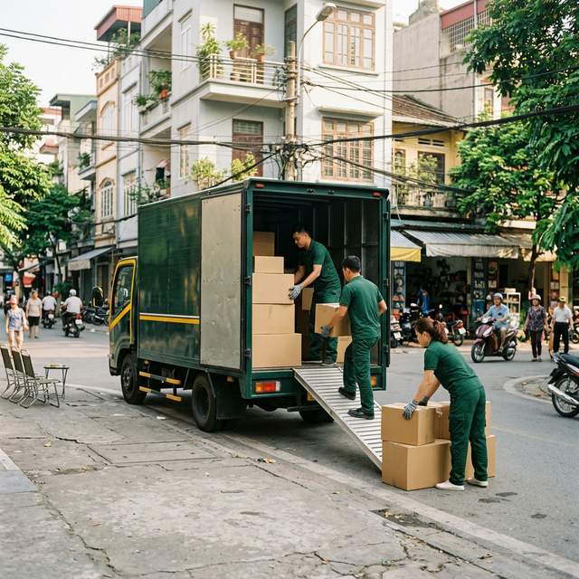 Bước 3: Vận chuyển và lắp đặt tại nơi mới