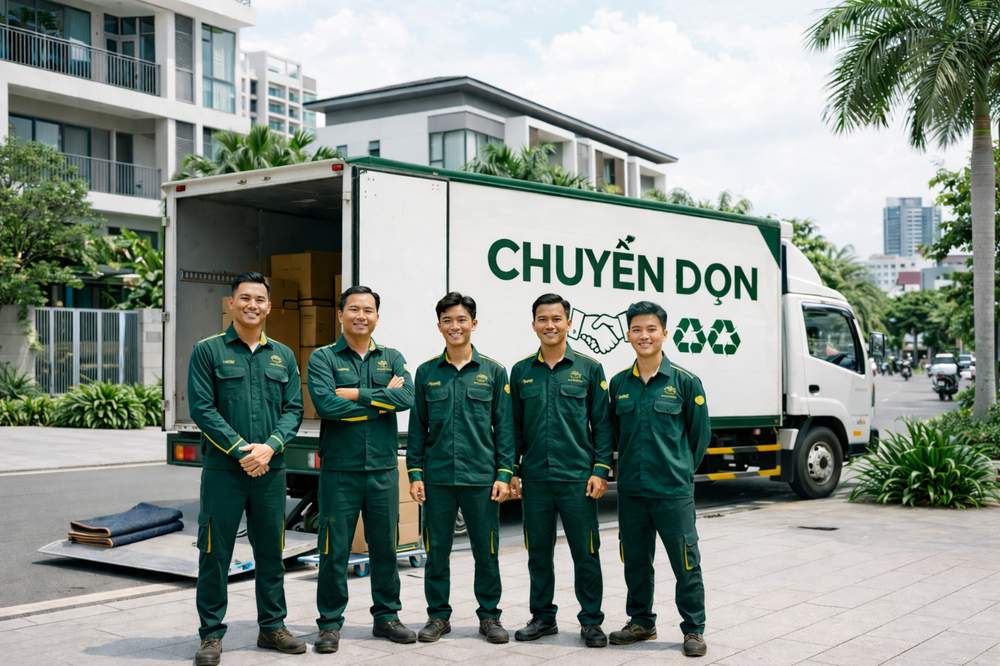 Đội ngũ nhân viên Dịch vụ Chuyển Dọn chuyên nghiệp